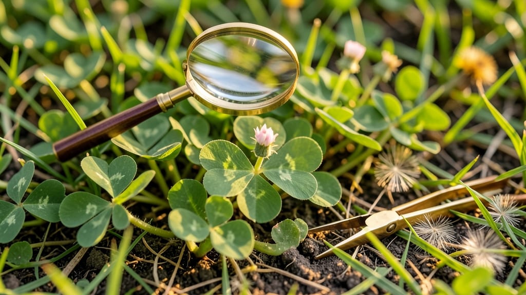 Are 4 Leaf Clovers Rare: Exact Probability and Lucky Spotting Science