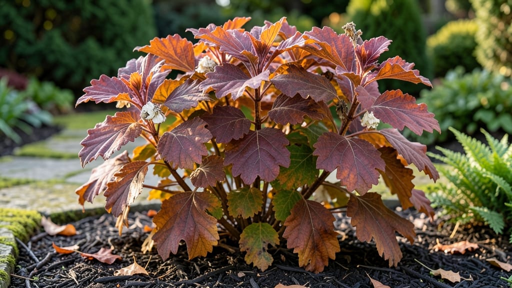 Oakleaf Hydrangea Fall Colors: Deepening Reds That Rival Autumn Leaves