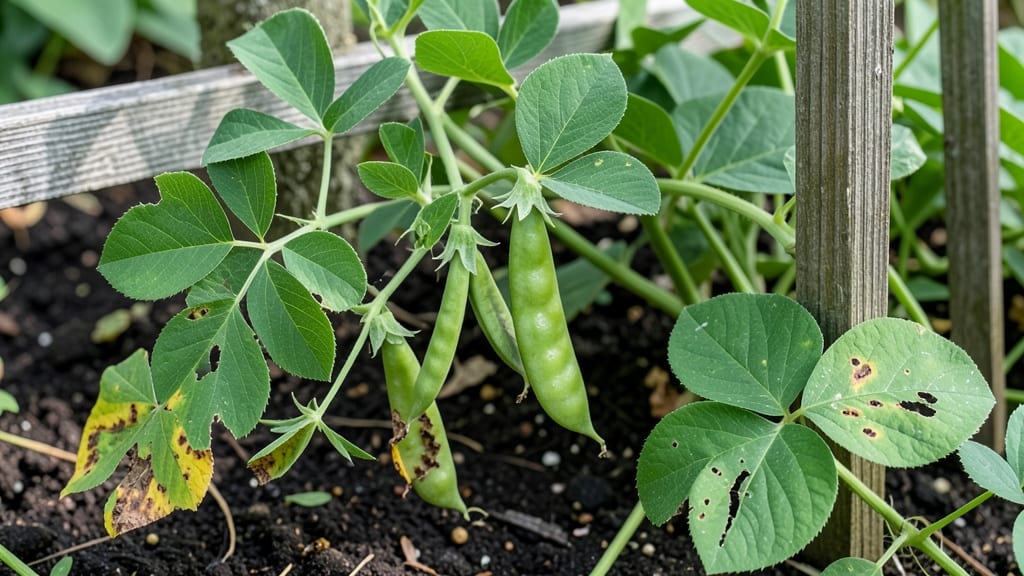 Pea Leaf Damage: Copper Spray Fix for Fungal Spots Fast