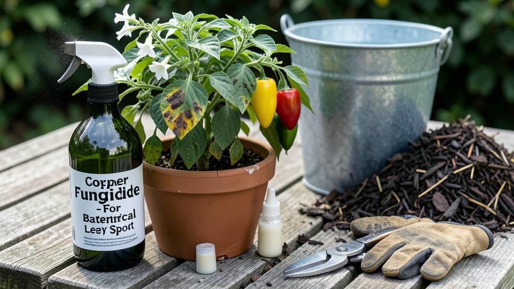 Bacterial Leaf Spot Pepper Treatment: Copper Spray Cure for Spotless Revival in 24 Hours