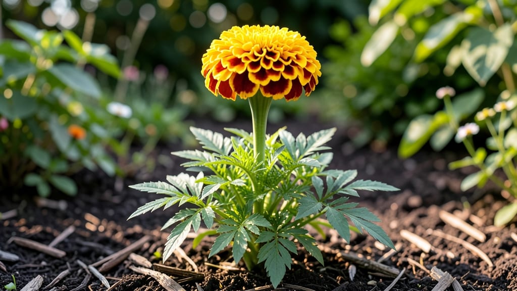 Marigold Flower Leaf: Edible Garnish With Medicinal Power