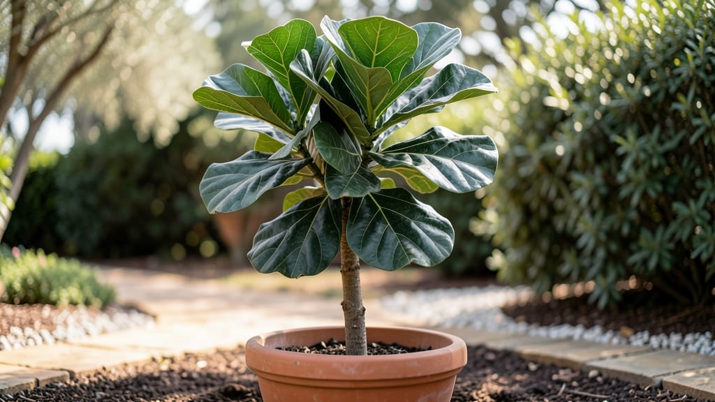 Fiddle Leaf Fig Outdoor Plant: Thriving Year-Round With Minimal Care Needs