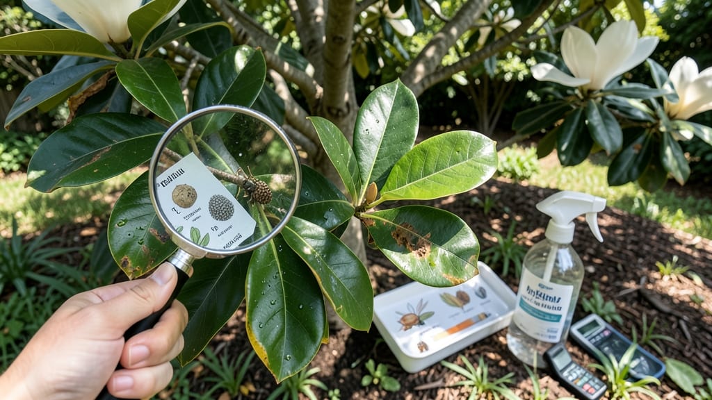 Magnolia Leaf Problems: Diagnose Yellowing, Spots, and Curling in 5 Steps
