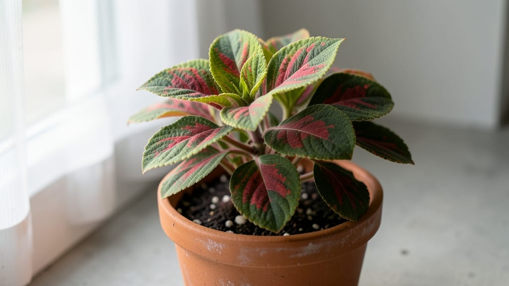 Leaf Plant With Red and Green Leaves: Striking Contrast for Year-Round Garden Drama