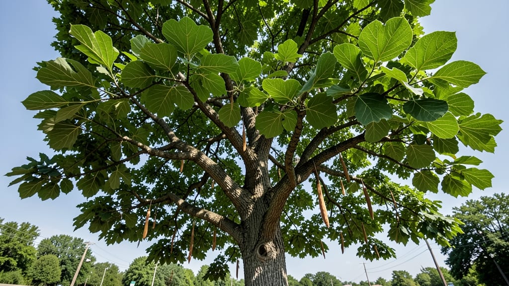 Catalpa Tree Leaves