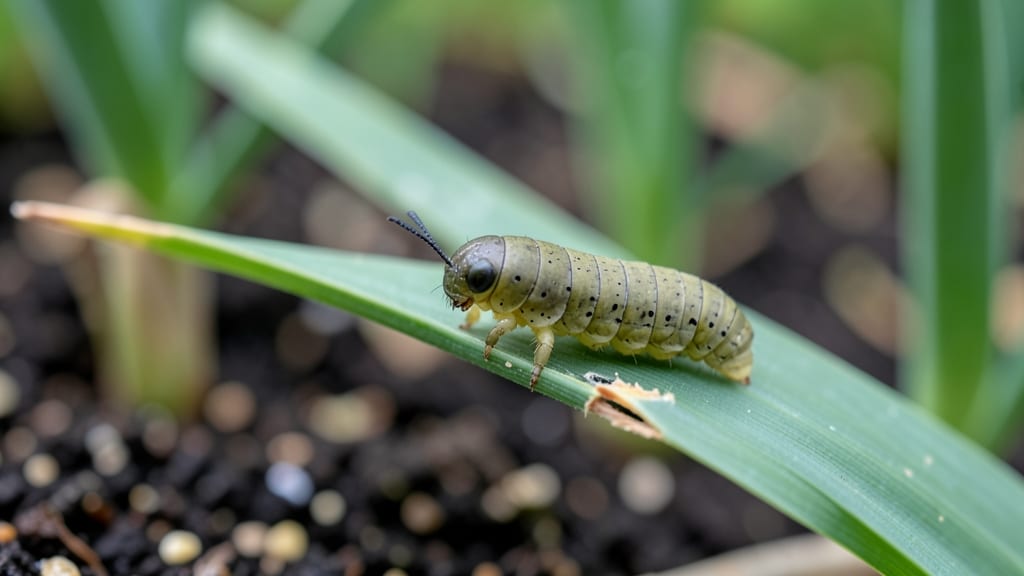 Onion Leaf Eating Caterpillar: Identify, Remove, and Prevent Damage Naturally