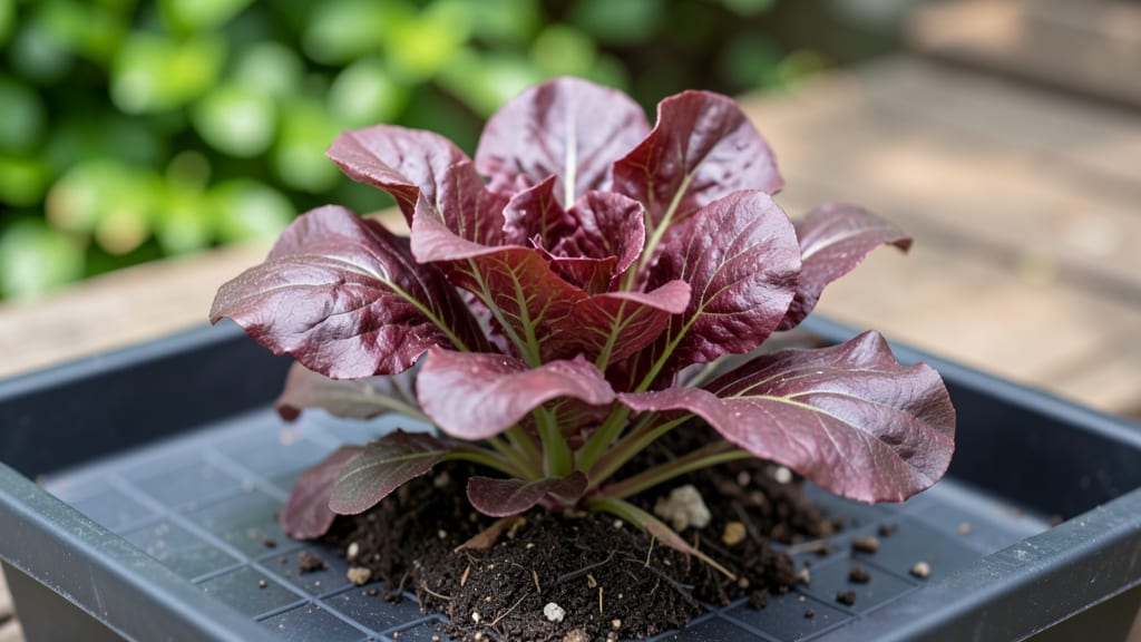 Red Leaf Lettuce Seedlings: Container-Friendly Greens in 30 Days