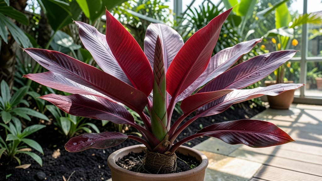 Red Banana Leaf Plant: Tropical Flair That Thrives Indoors Year-Round