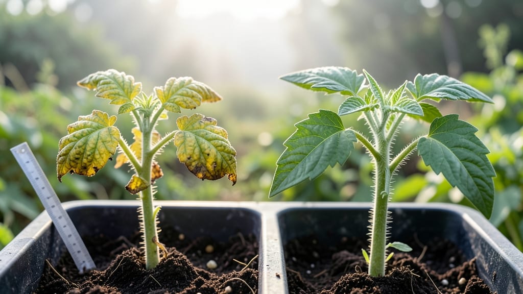 Leaf Curl on Tomato Seedlings: Copper Spray Cure for Wrinkled Leaves