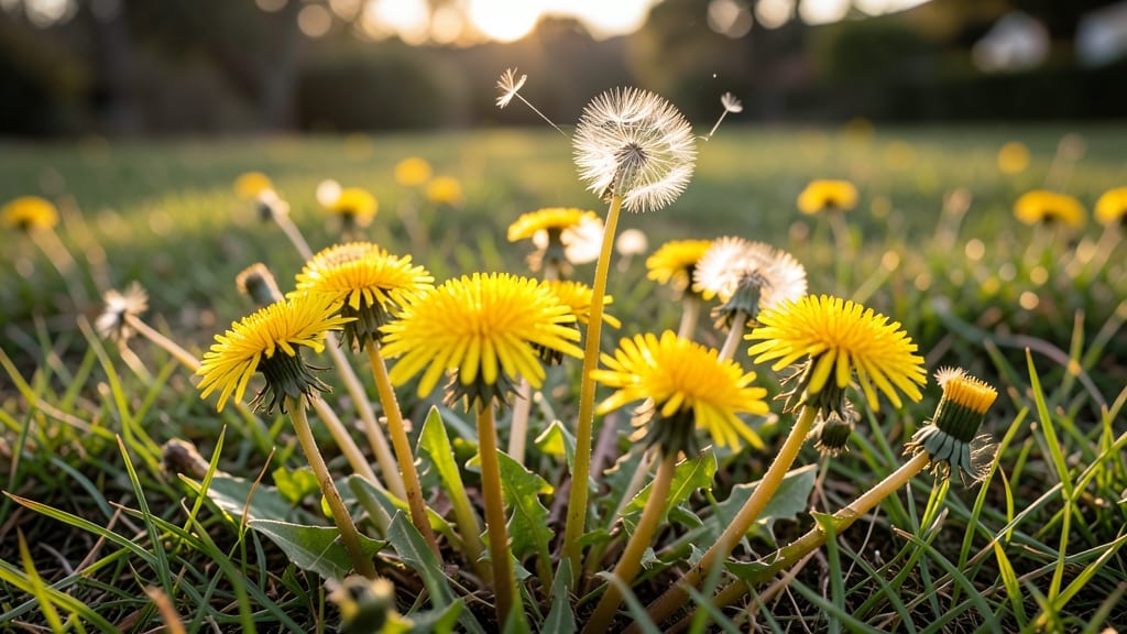 Dandelion Life Cycle and Organic Control