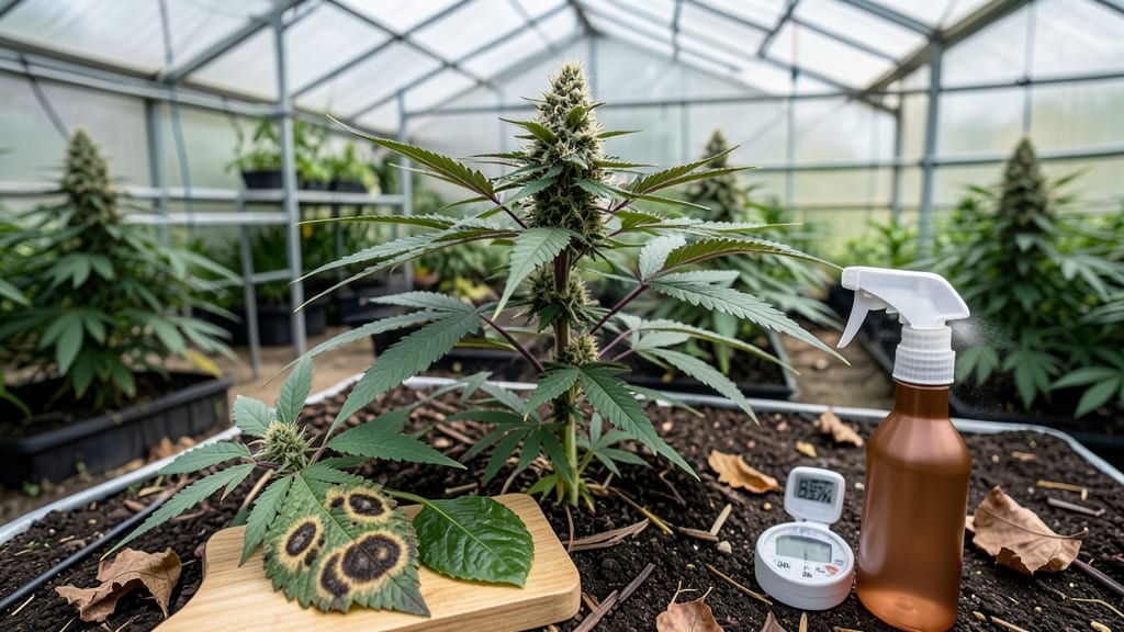 Septoria Leaf Spot on Cannabis: Fungal Blight Fix With Organic Sprays and Pruning