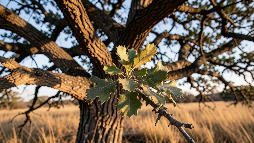 Blackjack Oak Leaves