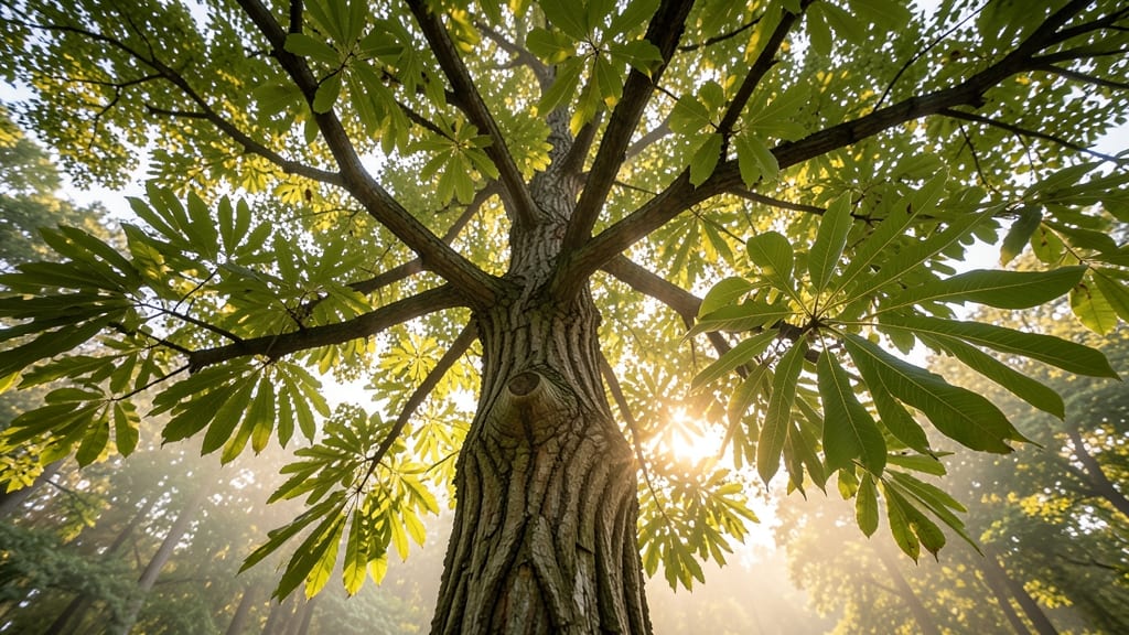 Pecan Tree Leaves