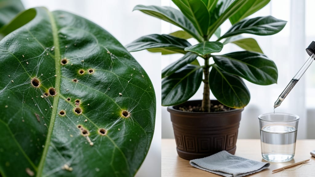 Holes in Fiddle Leaf Fig: Copper Cure for Spots and Spotless Revival