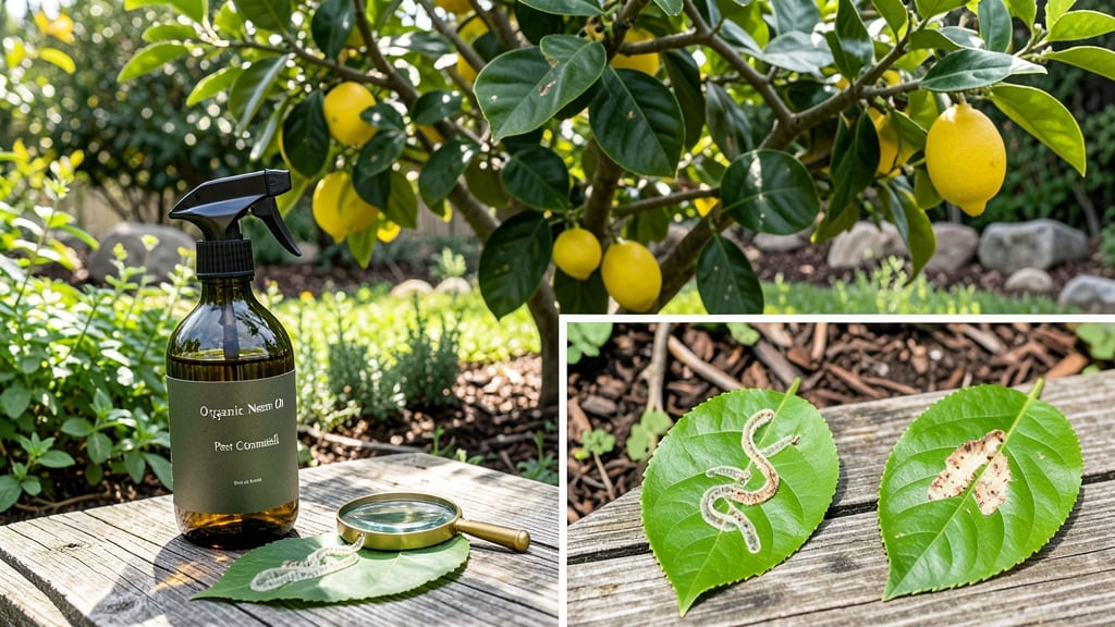 Neem Oil Spray: Citrus Leafminer Elimination in 48 Hours