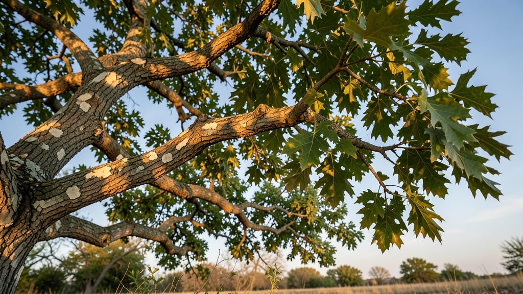 American Elm Tree Leaves