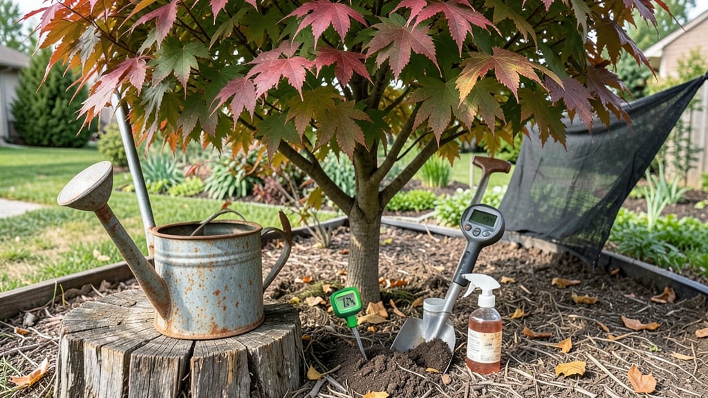Maple Tree Leaf Scorch: Copper Spray Revival for Fungal Resistance