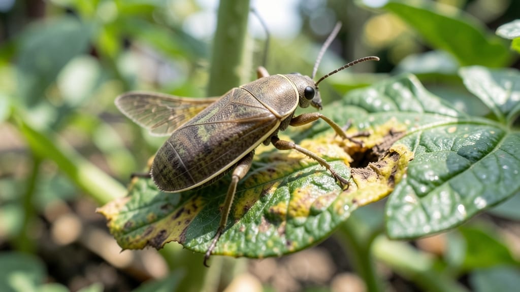 Leaf-Footed Plant Bug: Coppery Spots Cure With Pruning Fix
