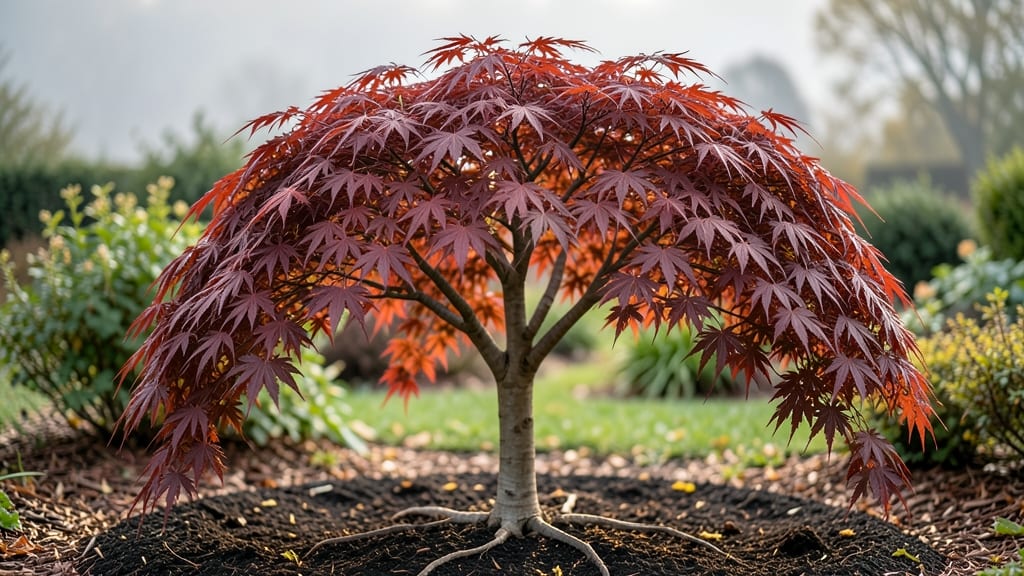 Laceleaf Weeping Japanese Red Maple Tree: Pruning Guide for Graceful Year-Round Shape