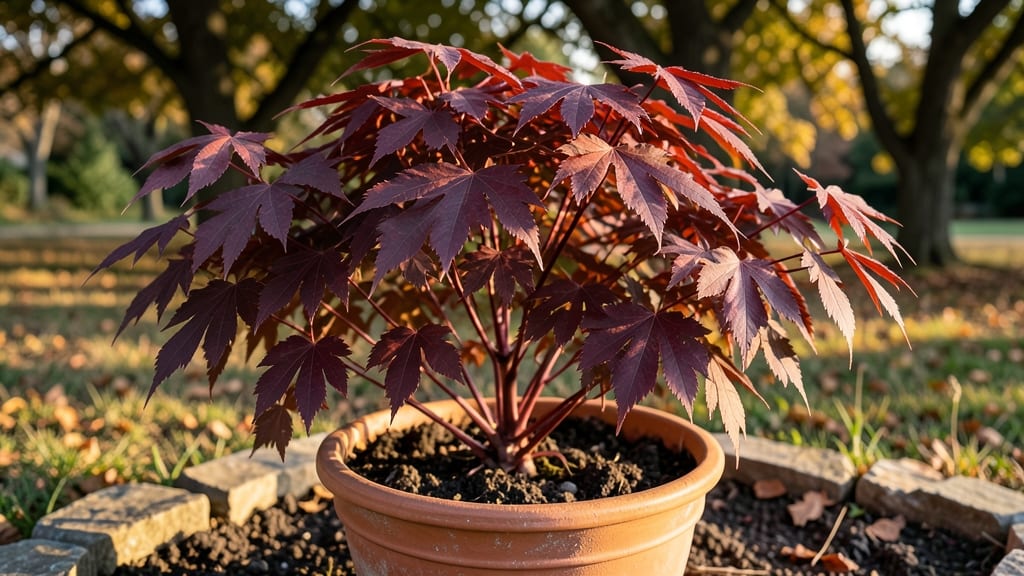 Dark Red Red Leaf Plant Identification: Distinctive Frilled Edges and Rusty Hues