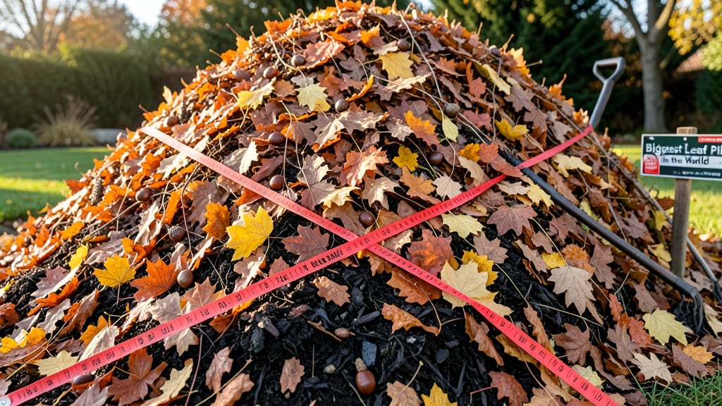 Biggest Leaf Pile in the World: How It Was Created and Recorded