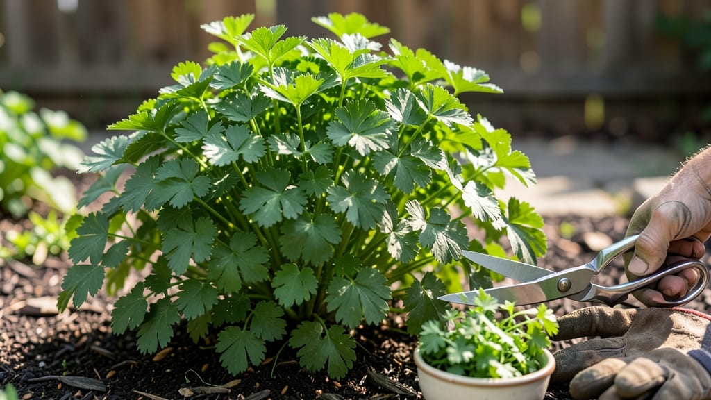 How to Harvest Flat Leaf Parsley: When and How to Snip for Longer Regrowth
