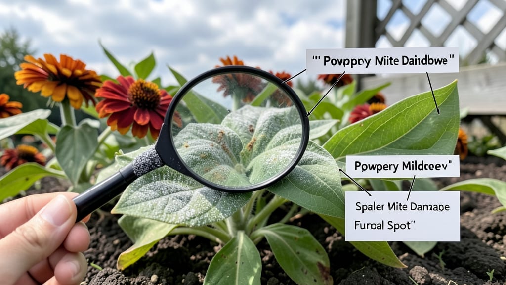 Zinnia Leaf Problems: Spot Fungal Blight Before It Spreads