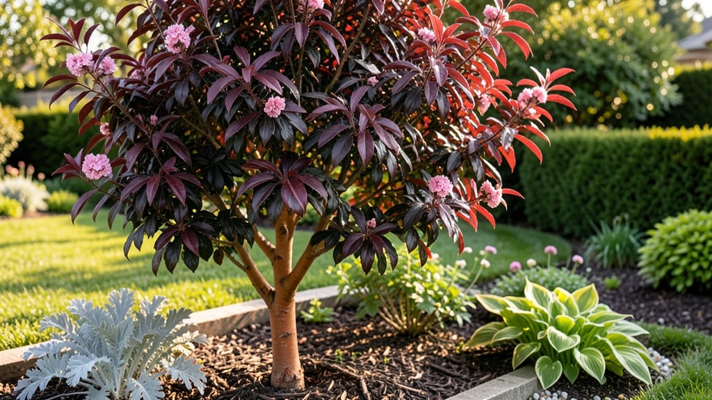 Purple Leaf Peach Tree: Cold-Hardy Ornamental with Stunning Year-Round Color