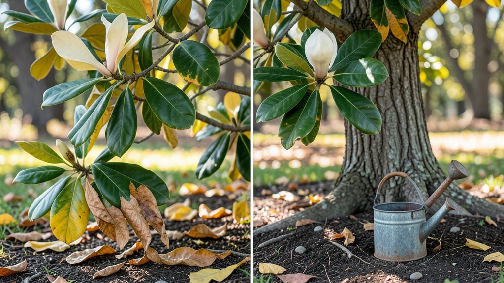 Magnolia Leaf Drop: Copper Spray Fix for Fungal Spots and Spread